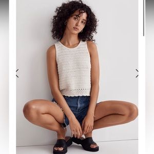 Kellen Crocheted Sweater Tank Madewell